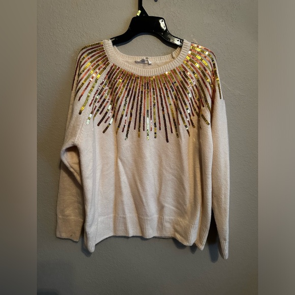 Gold sequin sweater - Picture 6 of 7